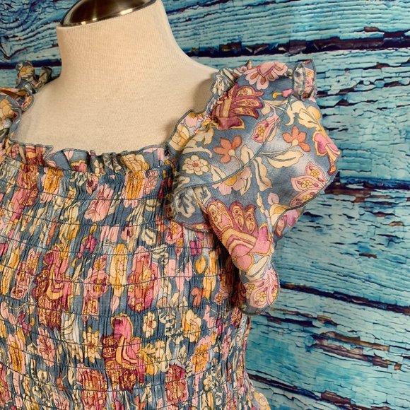 Nanette Lepore Floral Ruffled Blouse - Picture 2 of 6